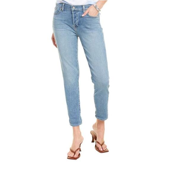 7 for all Mankind NWT Josefina Straight Leg Denim Jean in Lakeside // 26 - Picture 1 of 10